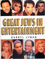 Cover of: Great Jews in entertainment