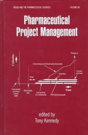 Cover of: Pharmaceutical project management