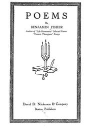 Poems by Fisher, Benjamin Franklin