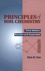 Cover of: Principles of soil chemistry by Kim H. Tan