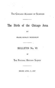Cover of: The birds of the Chicago area by Frank Morley Woodruff