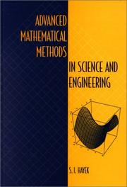Cover of: Advanced Mathematical Methods in Science and Engineering