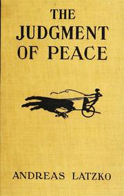 Cover of: The judgment of peace: a novel