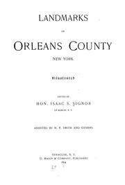 Cover of: Landmarks of Orleans County, New York ... by Isaac Smith Signor