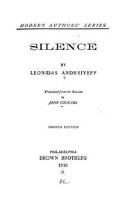 Cover of: Silence by Leonid Andreyev