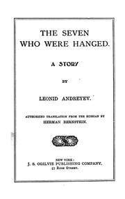 Cover of: The seven who were hanged.: A story