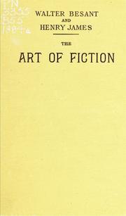 Cover of: The art of fiction. by Walter Besant