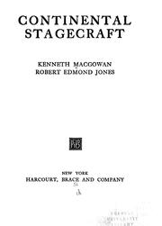 Cover of: Continental stagecraft