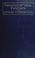 Cover of: Principles of vocal expression