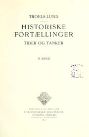 Cover of: Historiske fortællinger by Troels Fredrik Troels-Lund