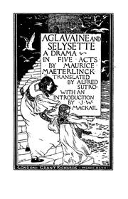 Cover of: Aglavaine and Selysette by Maurice Maeterlinck