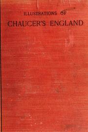 Cover of: Illustrations of Chaucer's England