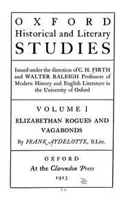 Cover of: Elizabethan rogues and vagabonds