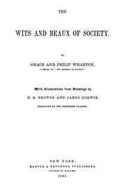 Cover of: The wits and beaux of society. by Katherine Byerley Thomson