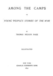 Cover of: Among the camps: or, Young people's stories of the war