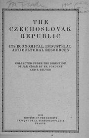 Cover of: The Czechoslovak republic by Jaroslav Císar