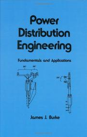 Cover of: Power distribution engineering by James J. Burke
