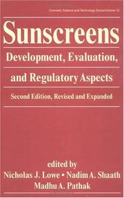 Cover of: Sunscreens: development, evaluation, and regulatory aspects