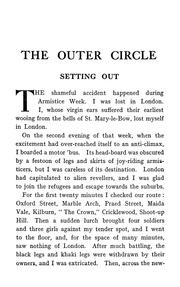 Cover of: The outer circle by Thomas Burke, Thomas Burke