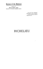Cover of: Richelieu and the growth of French power