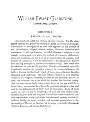 Cover of: William Ewart Gladstone.: A biographical study.