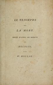Cover of: Le triomphe de la Mort