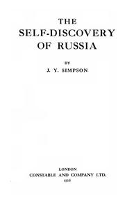 Cover of: The self-discovery of Russia | Simpson, James Young