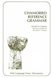 Cover of: Chamorro reference grammar by Donald M. Topping