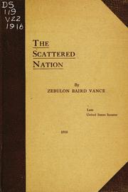 Cover of: The scattered nation