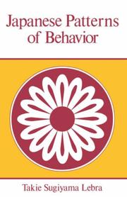Cover of: Japanese patterns of behavior by Takie Sugiyama Lebra