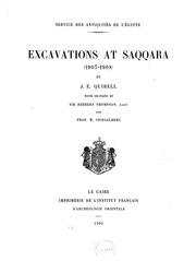 Cover of: Excavations at Saqqara, 1907-1908