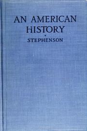 Cover of: An American history by Nathaniel W. Stephenson