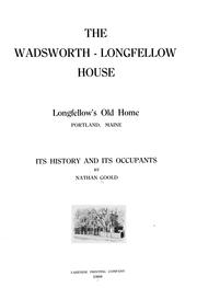 The Wadsworth-Longfellow house by Nathan Goold