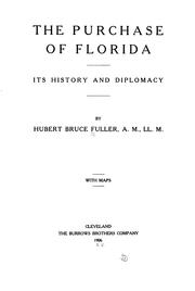 The purchase of Florida by Hubert Bruce Fuller
