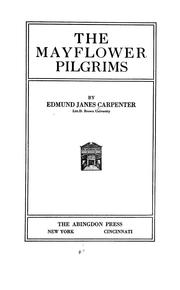 Cover of: The Mayflower Pilgrims