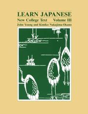 Cover of: Learn Japanese by John Young