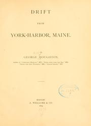 Cover of: Drift from York-Harbor, Maine