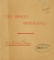 Cover of: The broken battalions