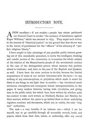 Cover of: As to Roger Williams, and his 'banishment' from the Massachusetts Plantation: with a few further words concerning the Baptists, the Quakers, and religious liberty: a monograph