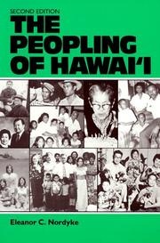 Cover of: The peopling of Hawaiʻi by Eleanor C. Nordyke