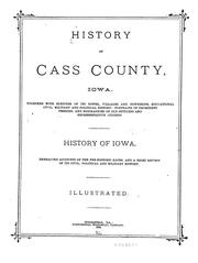 Cover of: History of Cass County, Iowa by 
