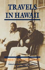 Cover of: Travels in Hawaii by Robert Louis Stevenson