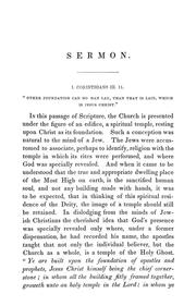 Cover of: Christ the only foundation: a sermon, delivered at the dedication of the church-edifice in Court Street, erected by the Third Congregational Society in New Haven, December 7, 1841