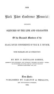 The Black River conference memorial by P. Douglass Gorrie