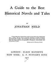 Cover of: A guide to the best historical novels and tales