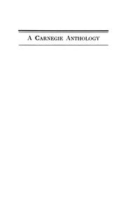 Cover of: A Carnegie anthology