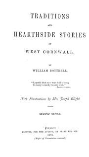 Cover of: Traditions and hearthside stories of West Cornwall