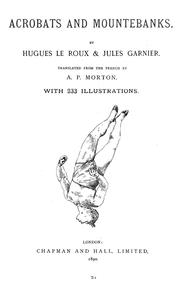 Cover of: Acrobats and mountebanks.