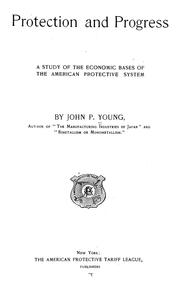 Protection and Progress: A Study of the Economic Bases of the American Protective System by John Philip Young