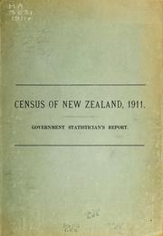 Cover of: Report on the results of a census of the Dominion of New Zealand by New Zealand. Dept. of Statistics.